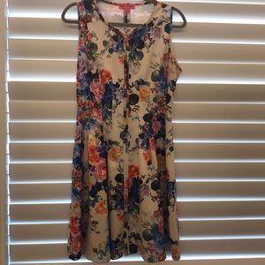 Betsey Johnson Floral Sleeveless Dress